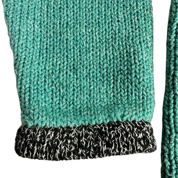 Ani Barrie Women’s Medium Full Zip Sweater Turquoise - Picture 7 of 7